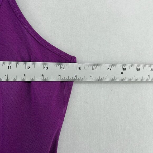 Lucy Tank Top Women's S Purple Scoop Neck Racerback Stretch Relaxed Fit Pullover - Picture 3 of 11